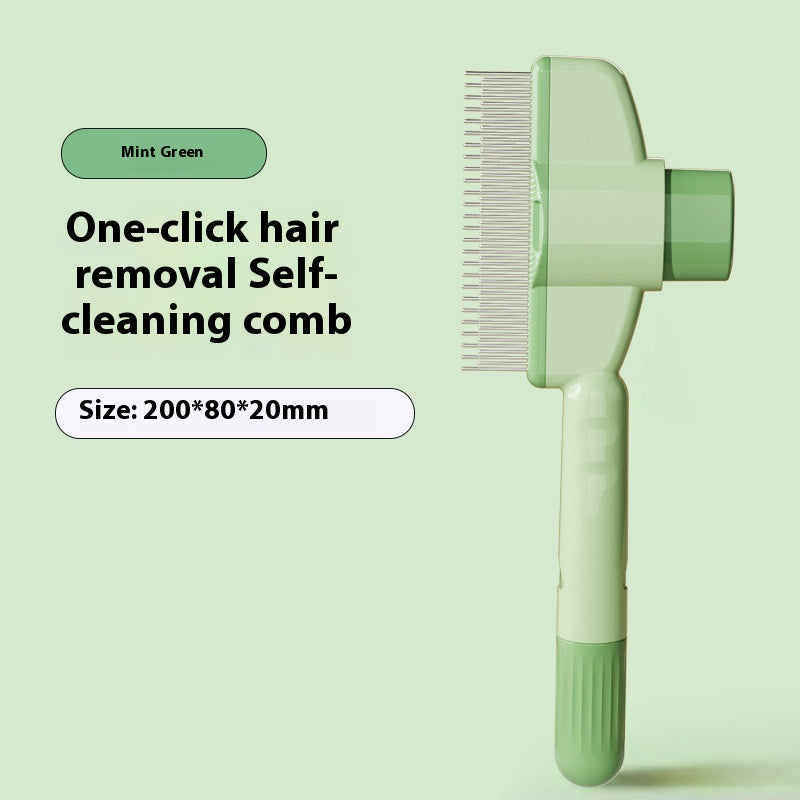 Professional Pet Comb for Dogs and Cats with Release Button Flea Cat Combs for Cats and Dogs - Easy to Use and Durable Grooming Tool Pet Products